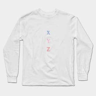 XYZ Long Sleeve T-Shirt